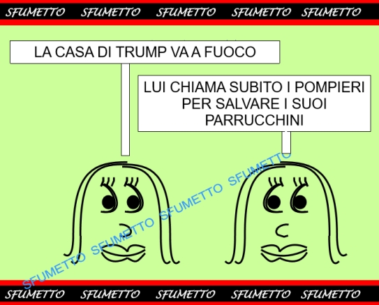 barzelletta dii Trump ed i pompieri