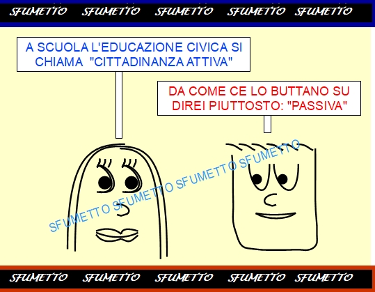 a scuola l'educazione civica si chiama ora "cittadinanza attiva"