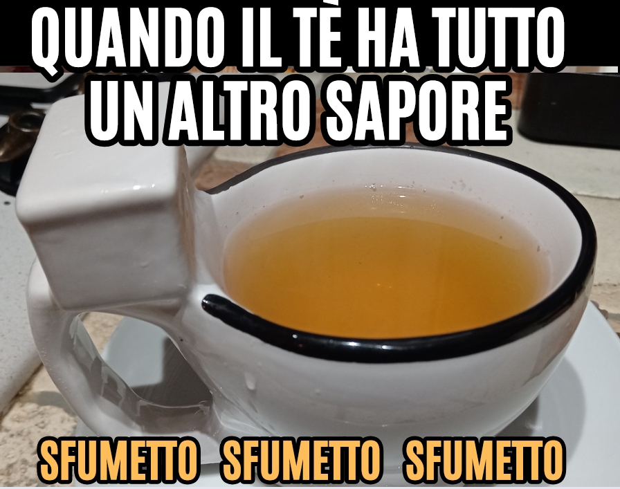 IMMAGINE divertentissima sulla tazza da tè