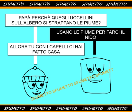 barzelletta del papà calvo