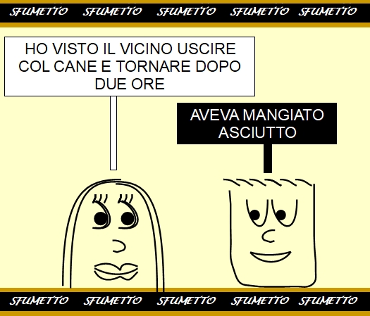 cane stitico